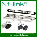 1u 24 port cat5e cat6 rj45 stp leere patch panel